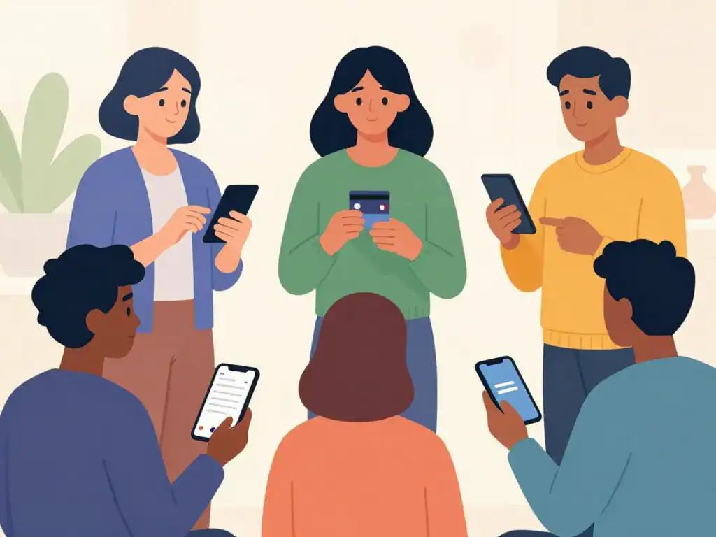 Scène utilisation quotidienne banque millennium en france