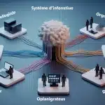 Illustration du système d'information en entreprise