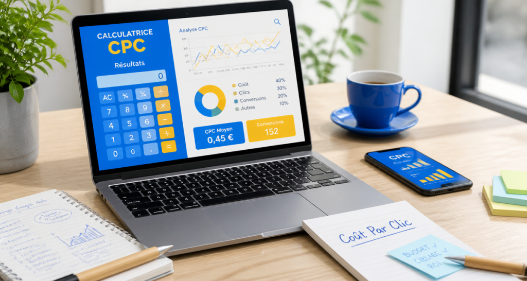 CPC marketing calculatrice graphique