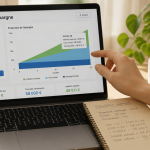 epargne simulation graphique sur ordinateur