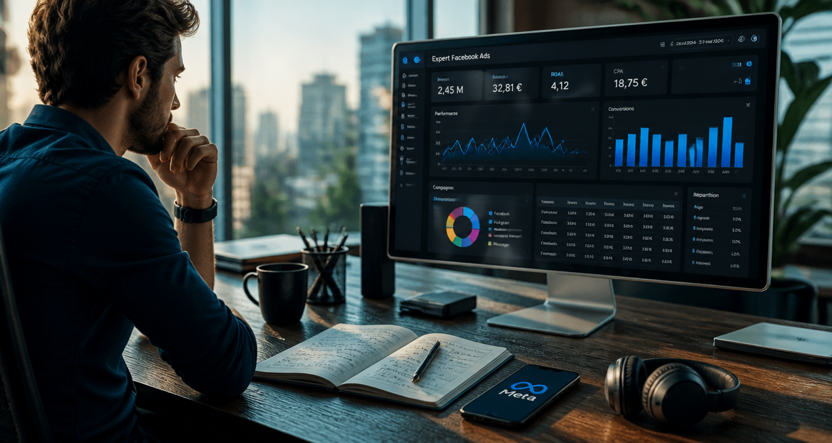facebook ads expert analyse graphiques acquisition