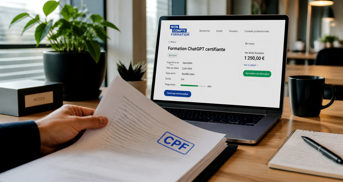 formation chatgpt cpf ordinateur dossier cpf