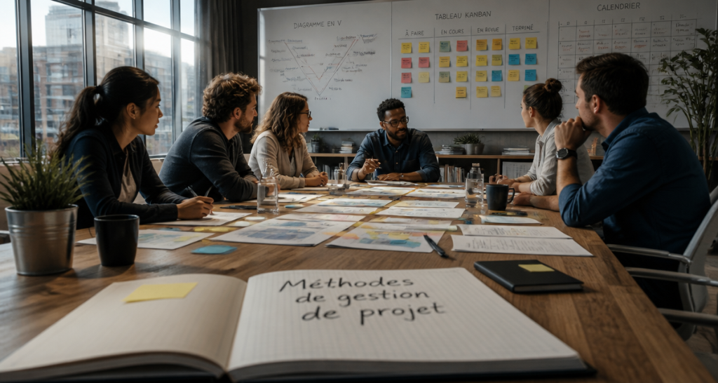 methode gestion de projet chefs projet salle réunion