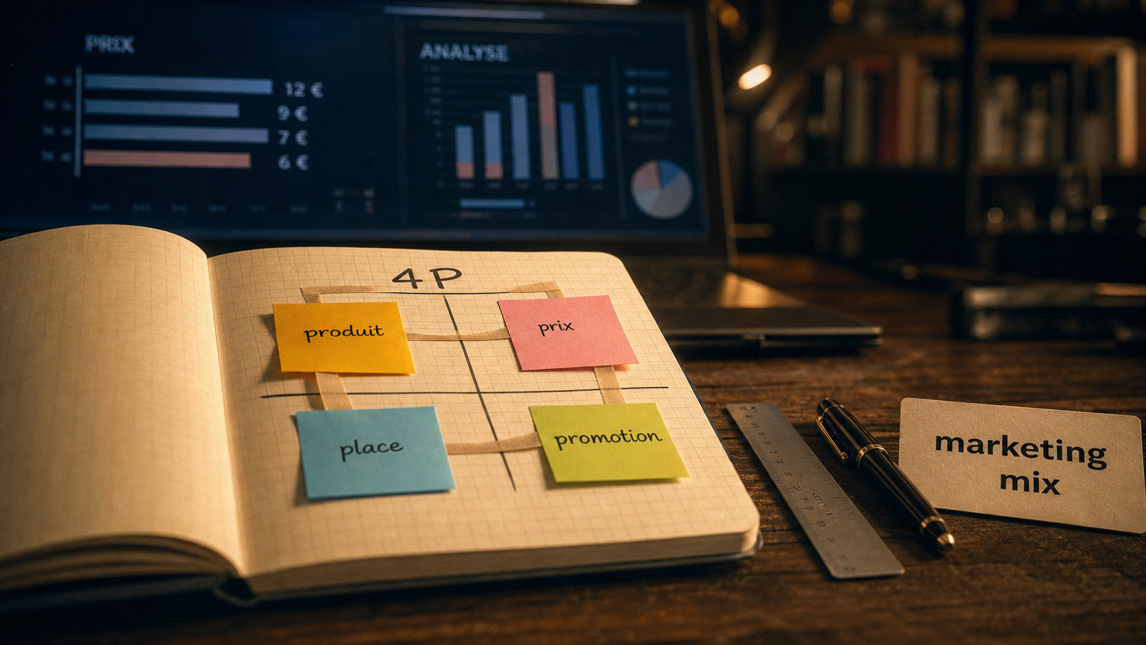 4 p en marketing : produit, prix, place, promotion