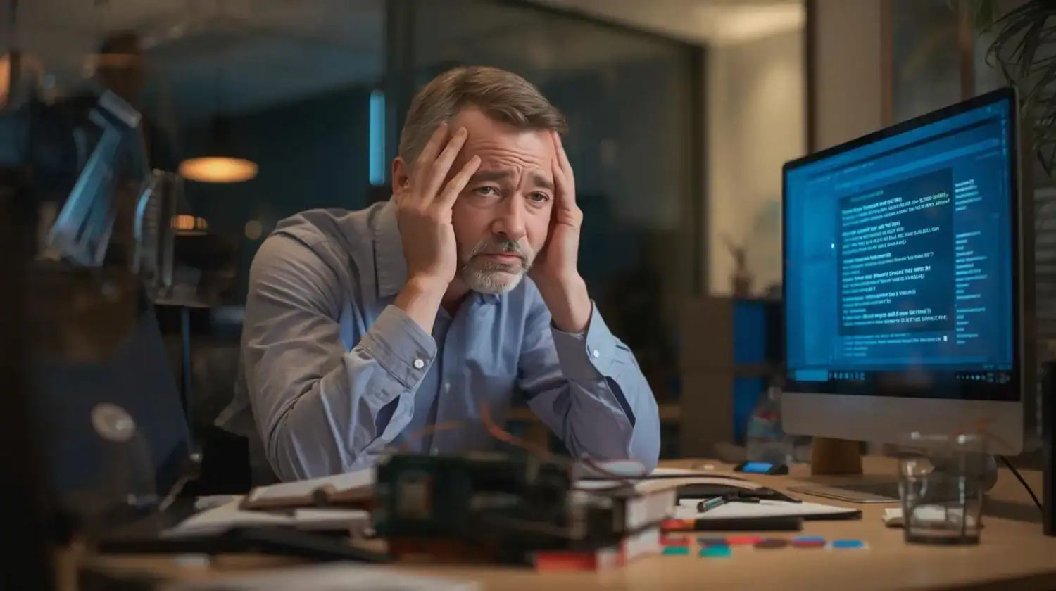 a-business-owner-in-an-office-trying-to-fix-his-computer