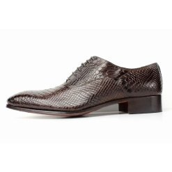 George Brown Crocodile Printed Calfskin Oxford