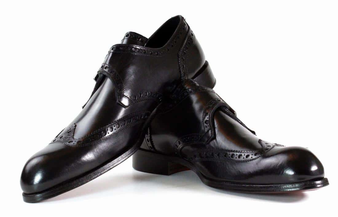 Karim Black Monk Strap Shoes Men’s Dress Shoes - Image 12