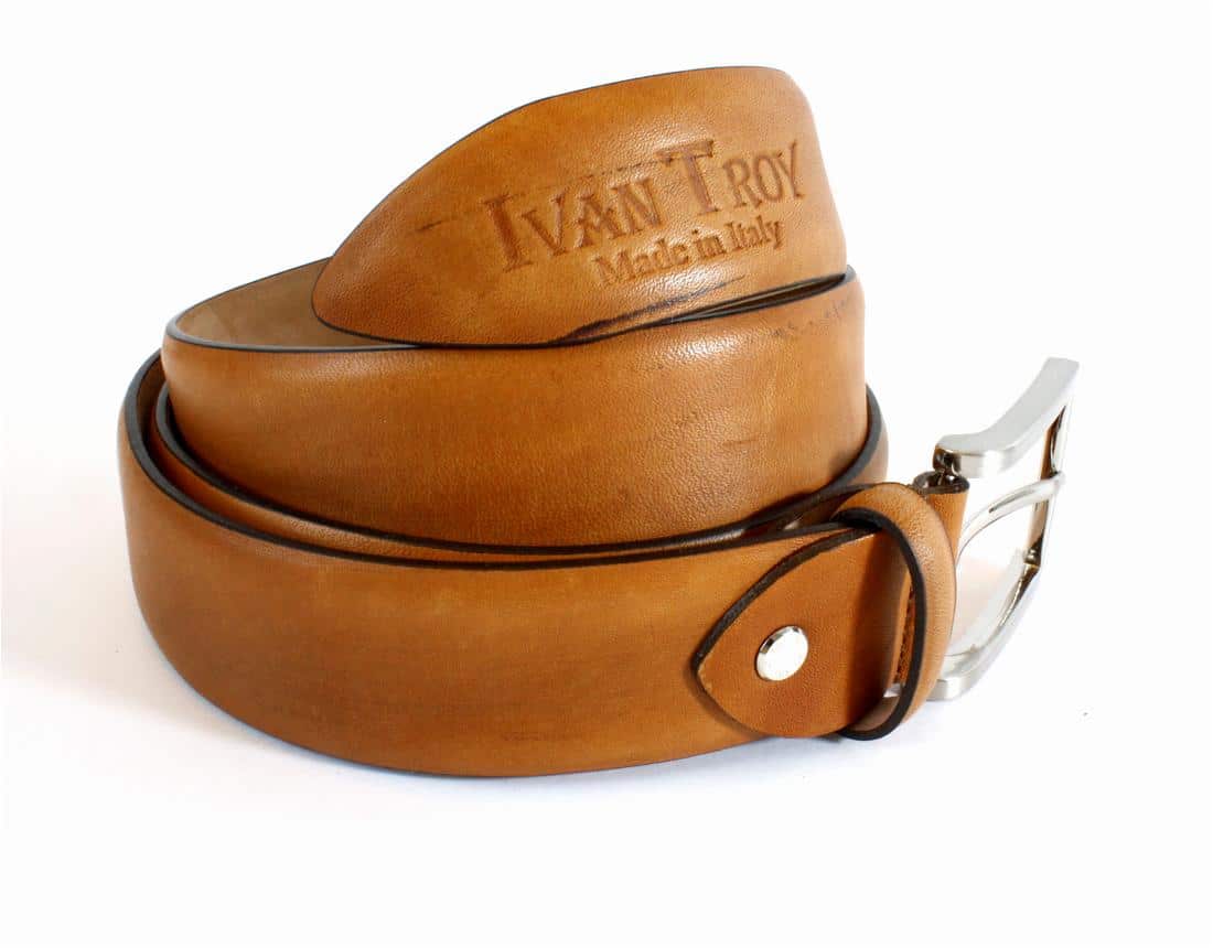 Italian Leather Belt Camel