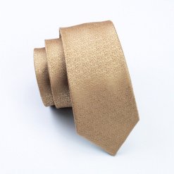 Premium Gold Silk Tie Set