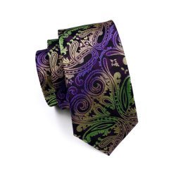 Luxury Jacquard Tie Set Purple