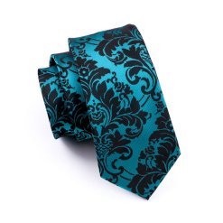 Premium Floral Silk Tie Set