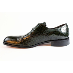 Crocodile Monk Strap Shoe