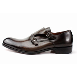 Coffee Monk Strap shoes