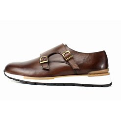 Brown Double Monk Strap shoes