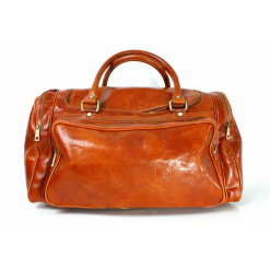 Italian Leather Duffle Bag