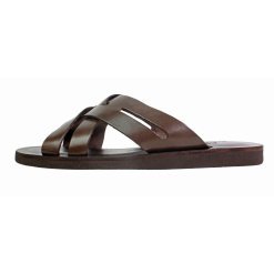Italian leather sandals mens