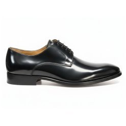 Black Pattern Blucher