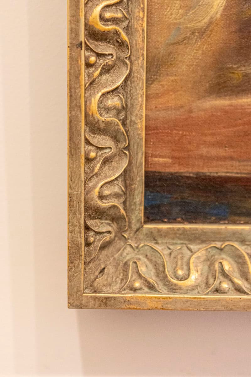 40% OFF at Checkout . French 19th Century Oil on Canvas Still-Life Painting Depicting Roses in Basket - JAA