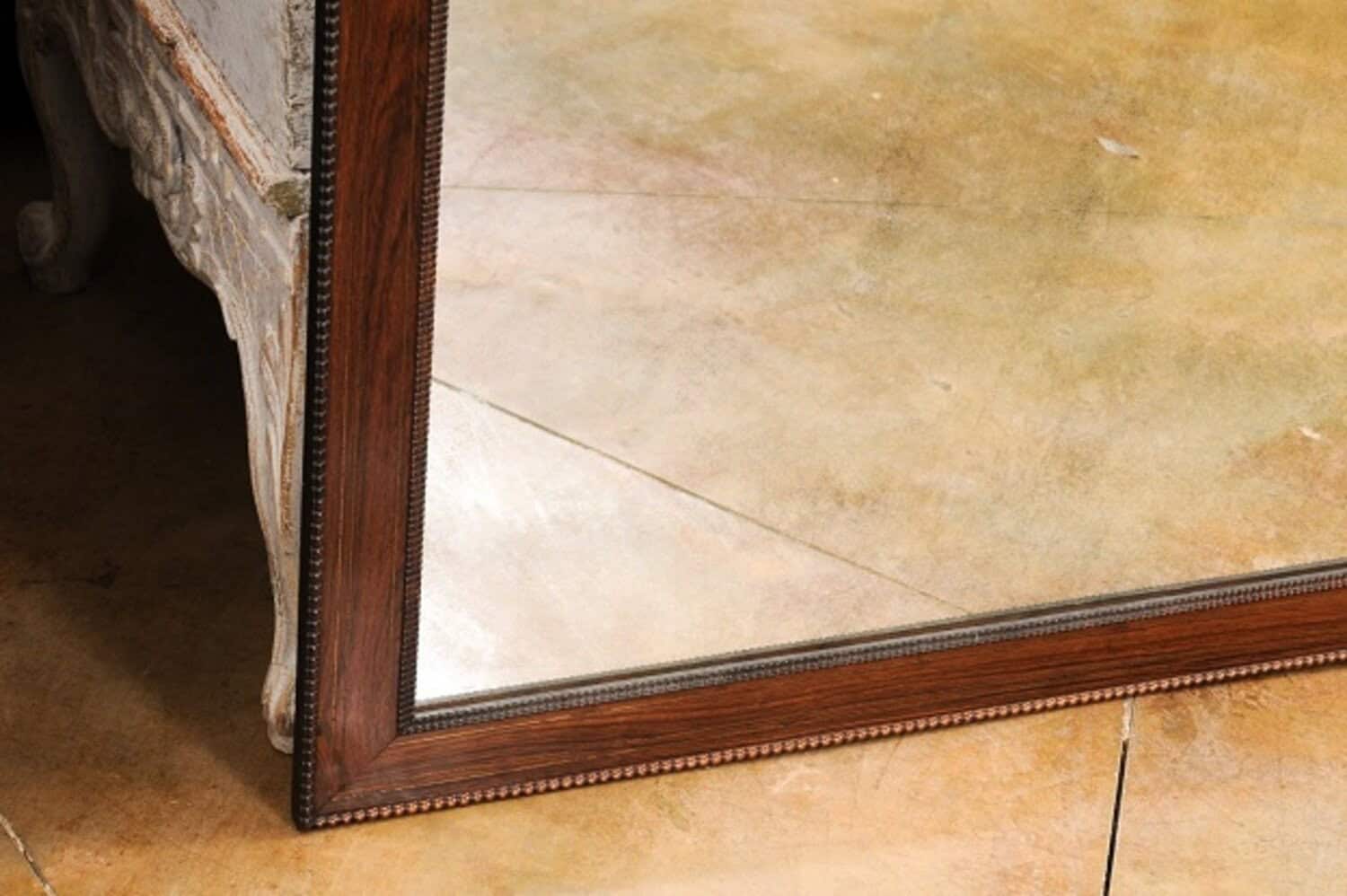 Italian Palisander Mirrors with Carved Frames from the 20th Century, Sold Each - JAA