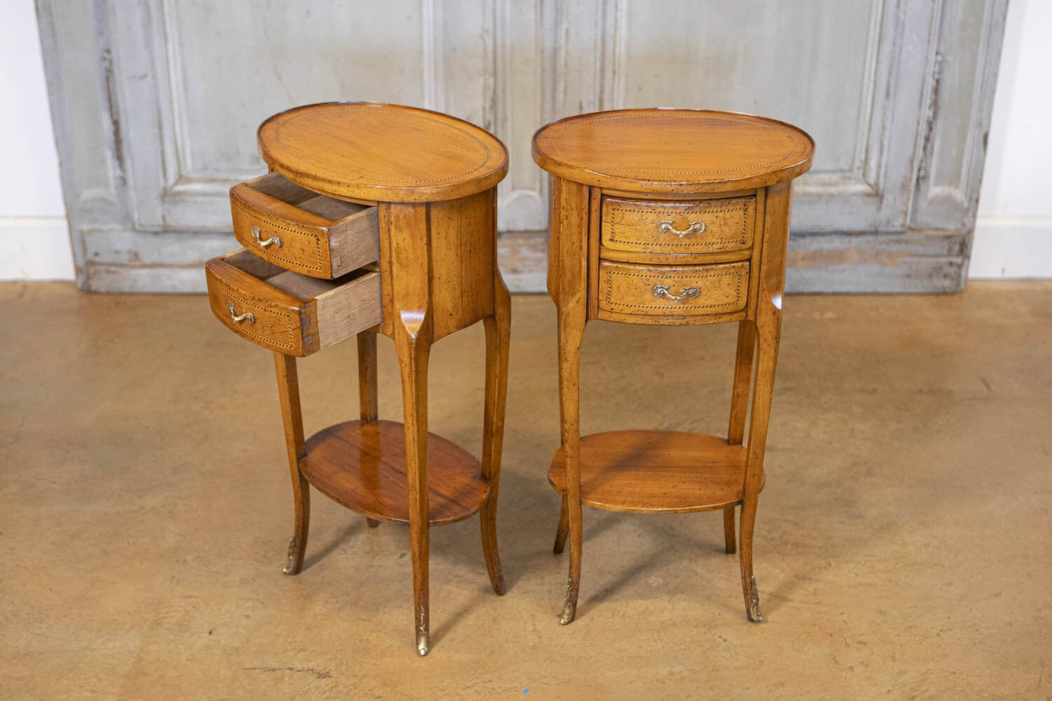 Pair of 20th Century French Side Tables - JAA