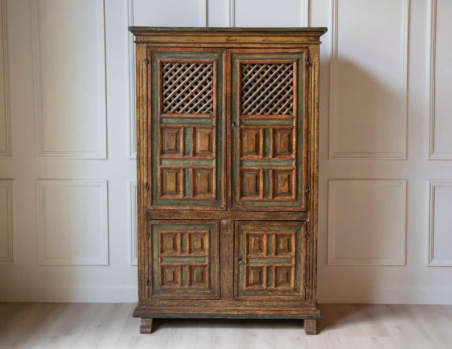 Spanish painted cupboard-cabinet - JAA