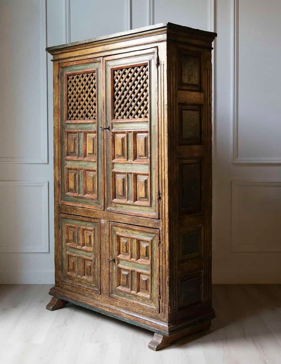Spanish painted cupboard-cabinet - JAA