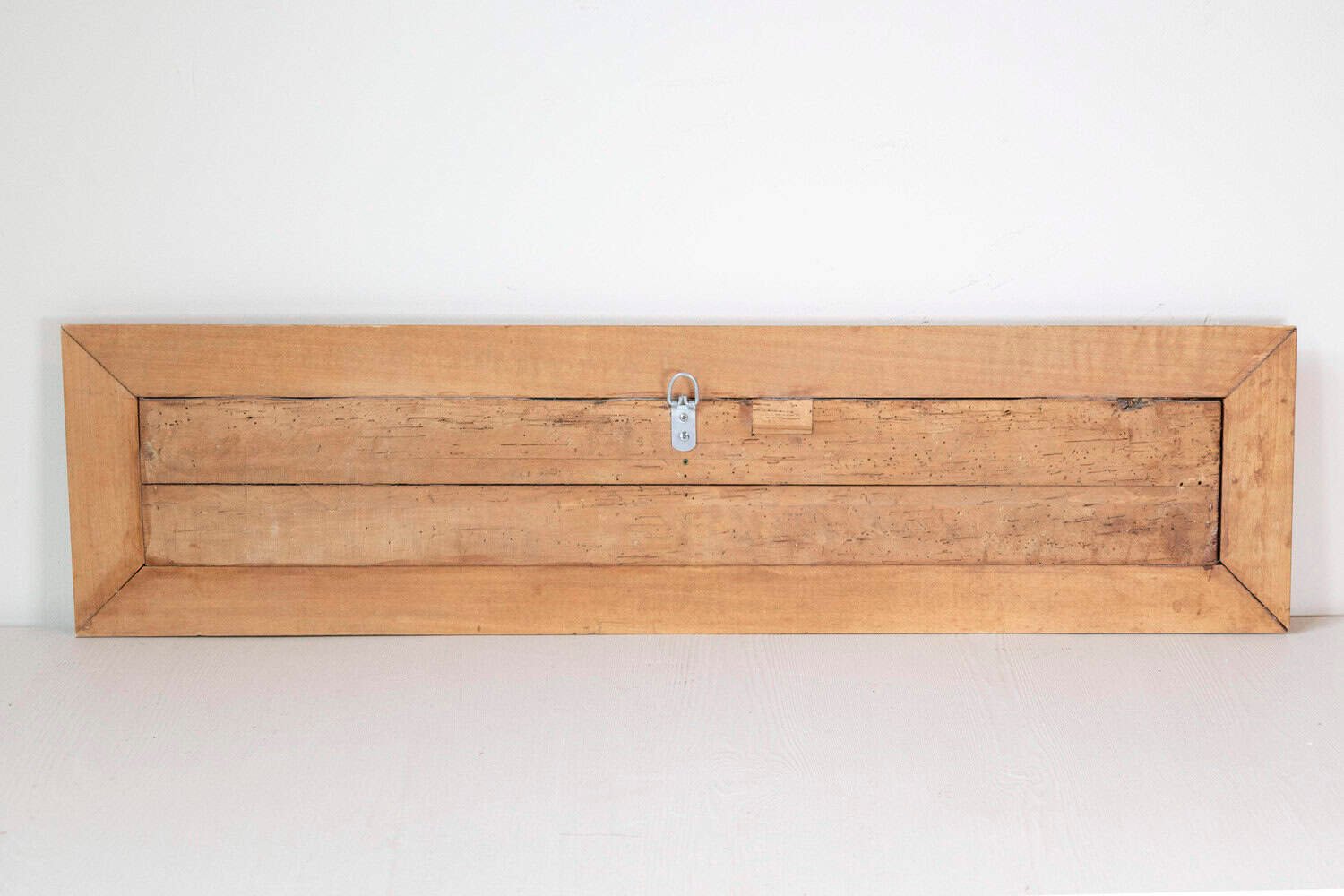 Pair of Decorative 19th Century Floral Painted Panels With New Distressed Frames - JAA