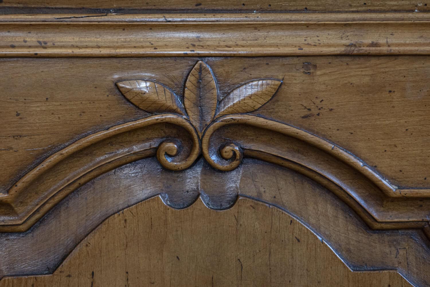 French 18th Century Louis XV Cherry Enfilade with Single Drawer and Three Doors - JAA