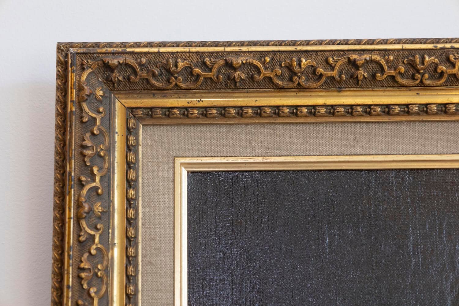 French 19th Century Oil on Canvas Framed Still-Life Painting Depicting Fruits - JAA