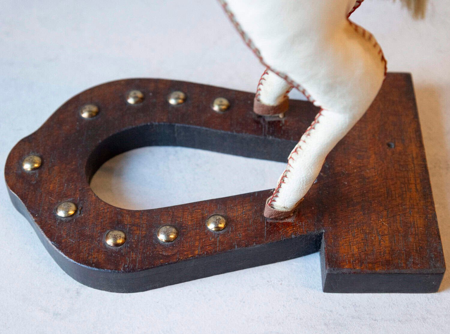 French Decorative Horse in Moleskin with Saddle and Harness, 20th Century - JAA