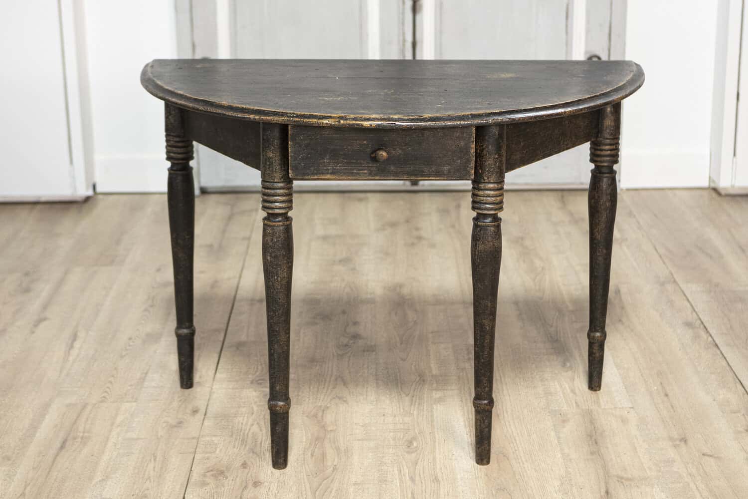 19th Century Swedish Demi Lune Console Table Circa 1860 - JAA