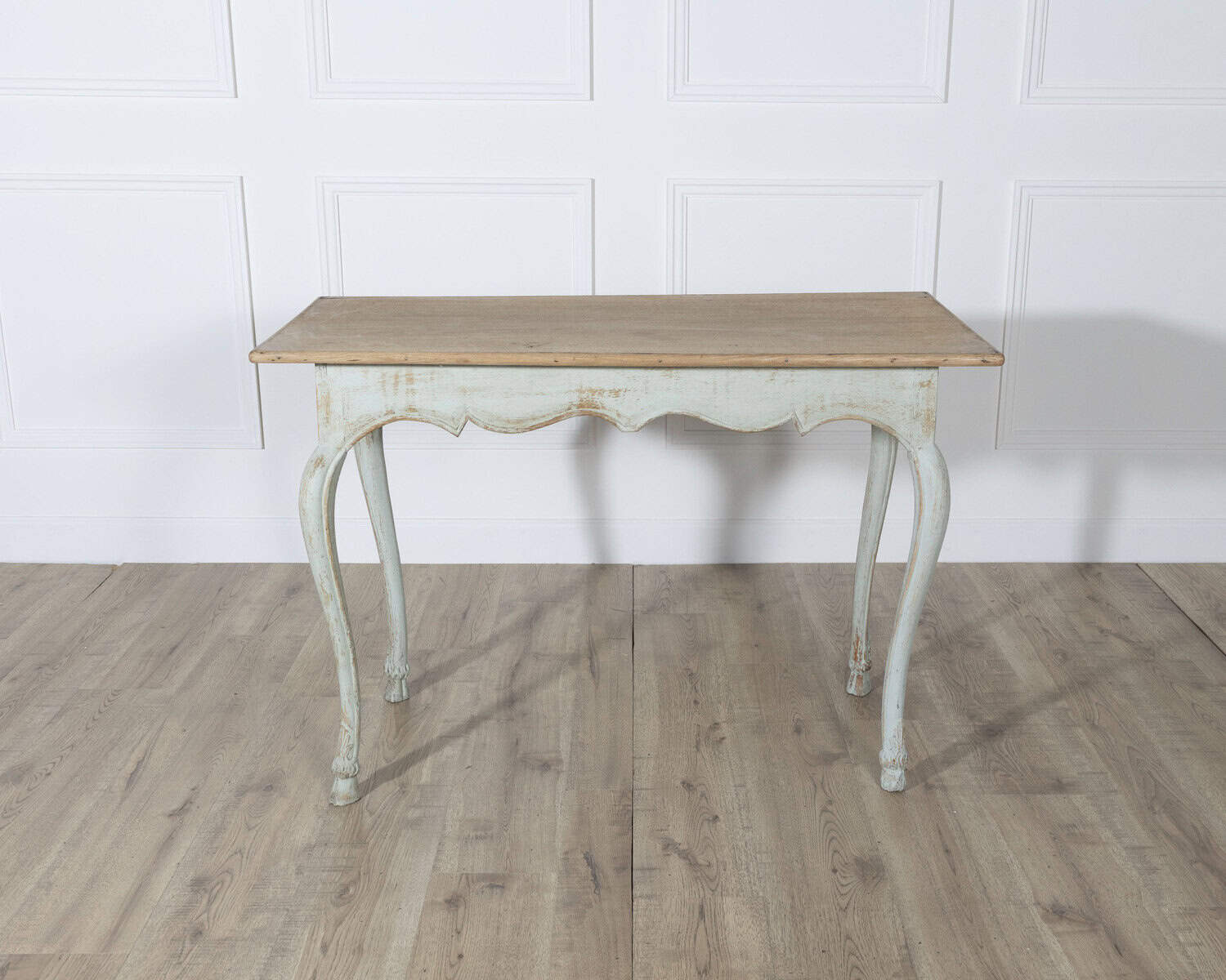 Louis XV Style Console Table with Oak Top, 19th Century - JAA