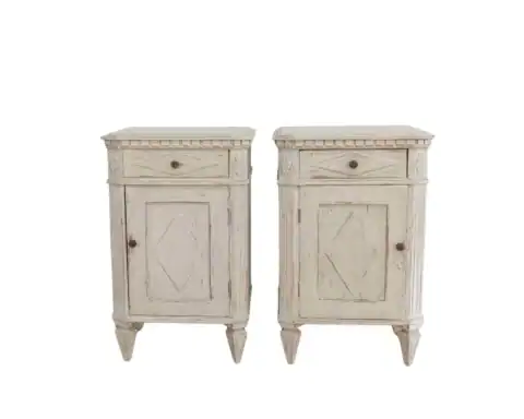 Pair of Swedish Bedside Tables, ca. 1910
