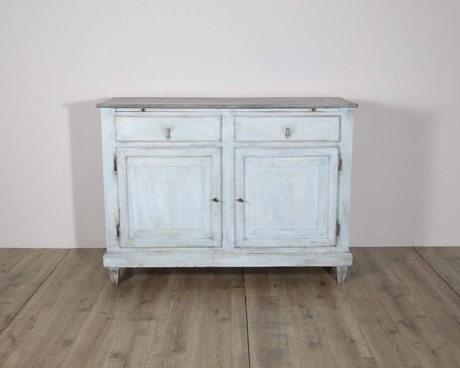 19th Century Italian Painted Sideboard with Hidden Writing Desk - JAA