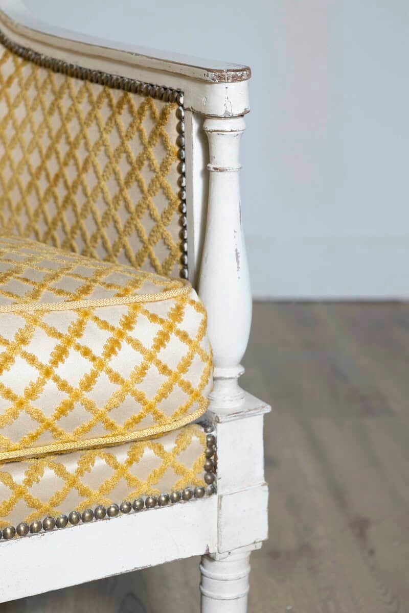 French 19th Century Pair of Marquise Chairs Circa 1890 - JAA