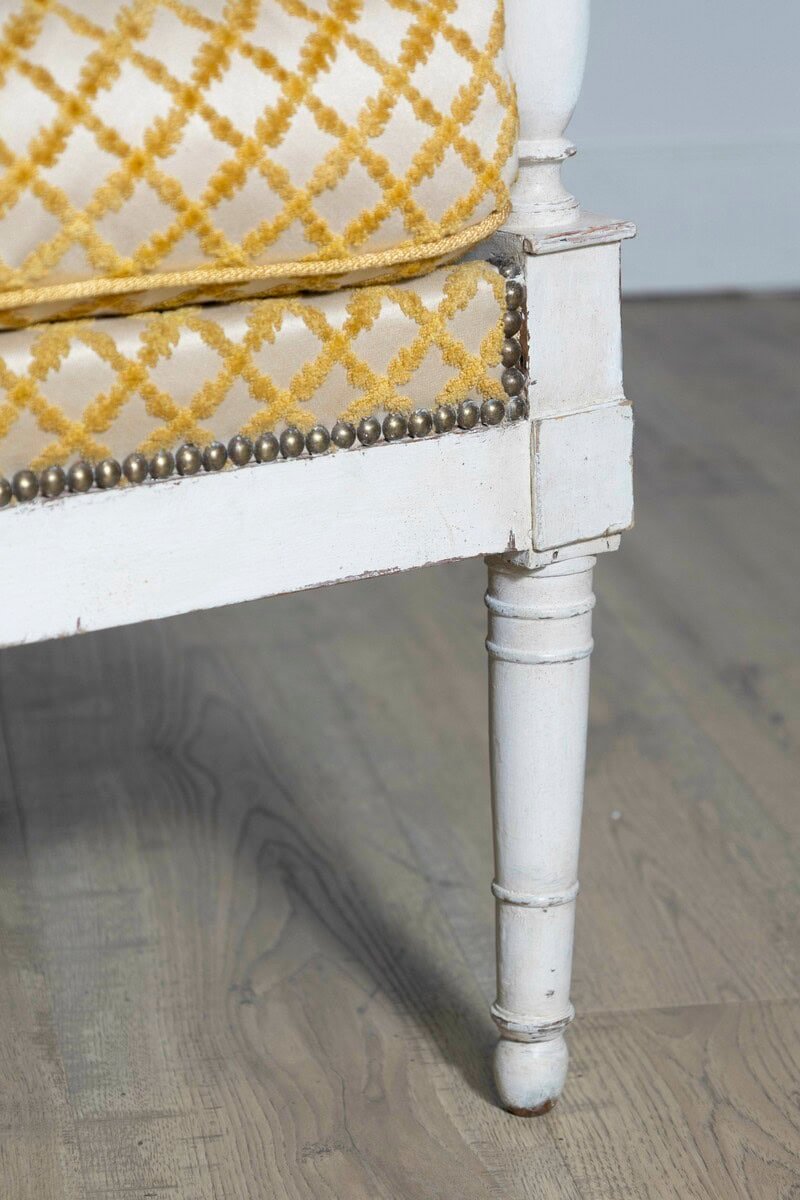 French 19th Century Pair of Marquise Chairs Circa 1890 - JAA