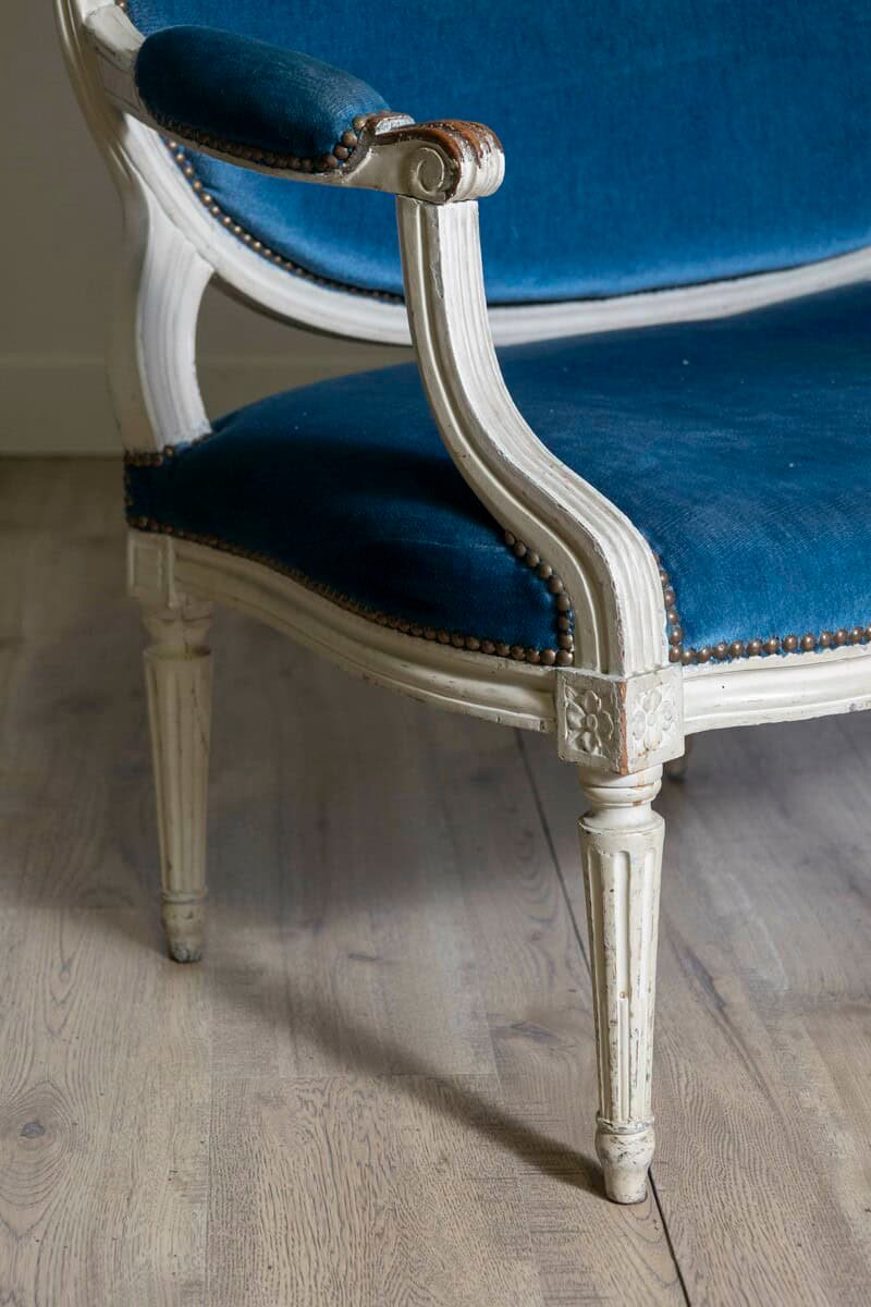 18th Century French Louis XVI Period Canape Circa 1790 - JAA