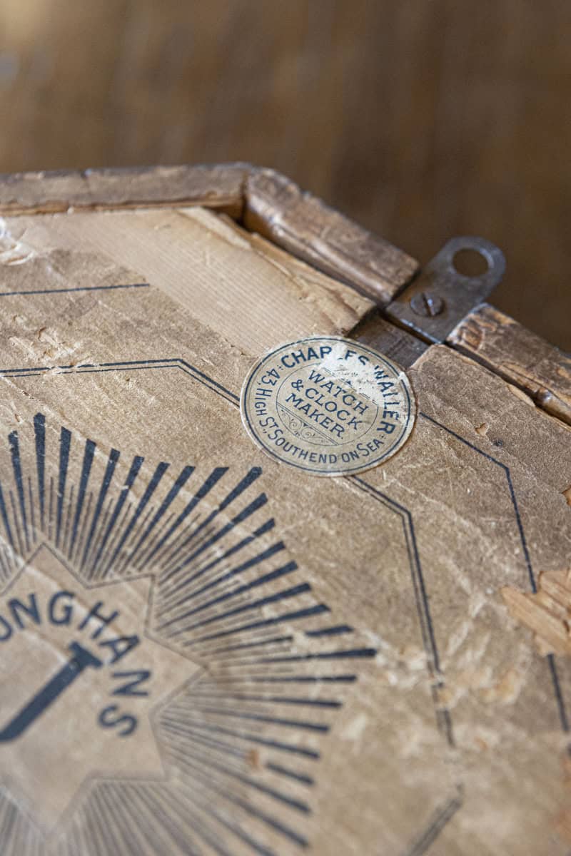 Art Deco Period Walnut Octagonal Shaped Wall Clock by Junghans circa 1920 - JAA