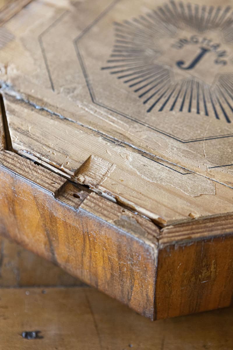 Art Deco Period Walnut Octagonal Shaped Wall Clock by Junghans circa 1920 - JAA