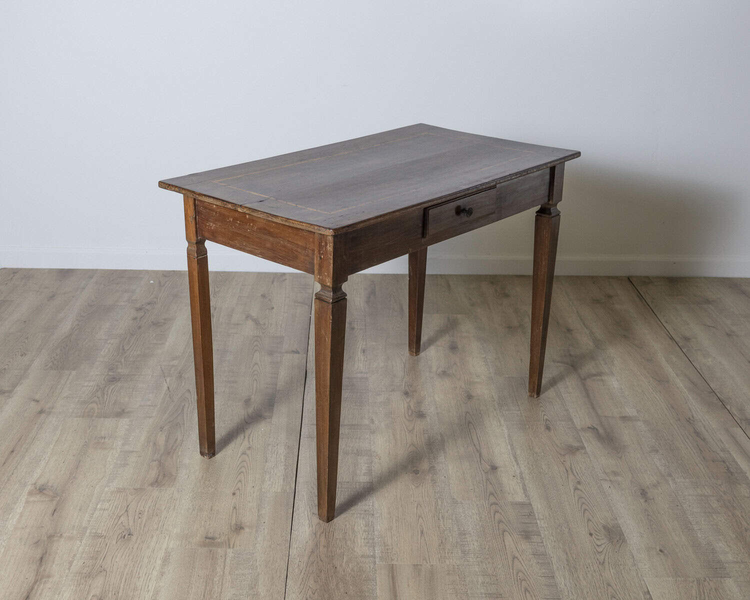 Louis XVI Walnut Table with Inlaid Top – Emilia, Late 18th Century - JAA