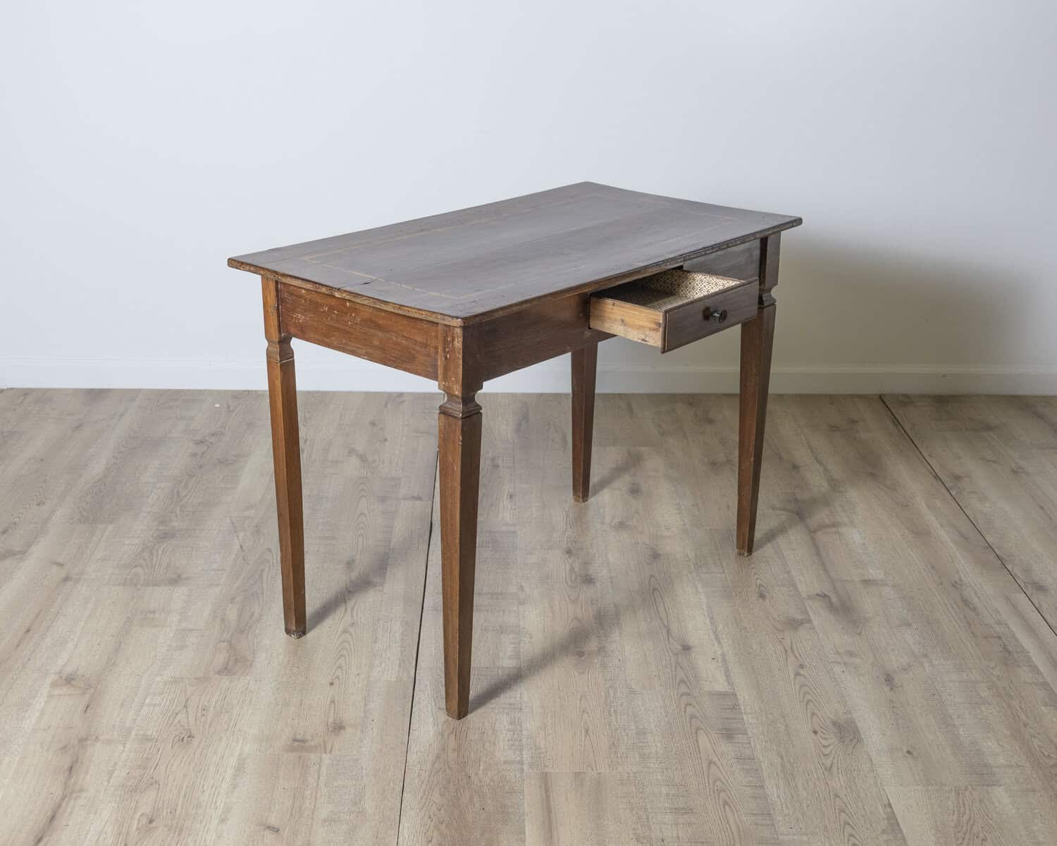 Louis XVI Walnut Table with Inlaid Top – Emilia, Late 18th Century - JAA