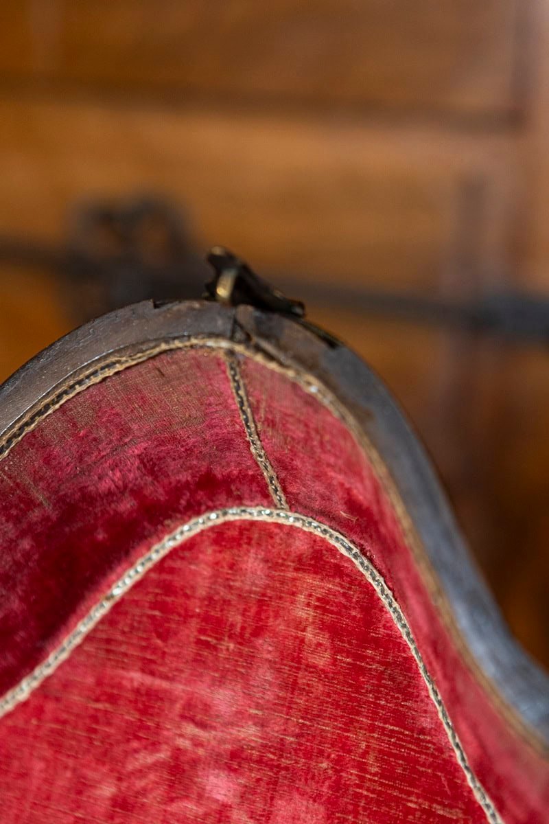 English George III Period Early 18th Century Walnut Box with Brass Hardware - JAA