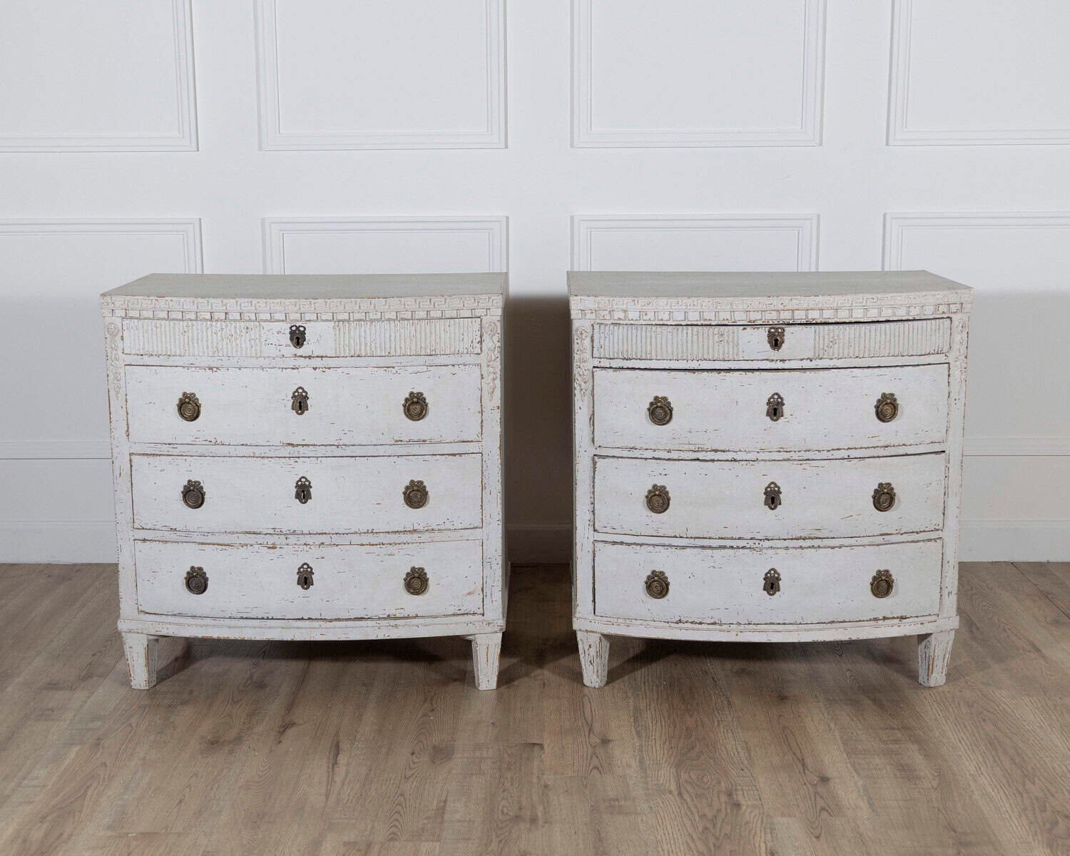 Pair of 20th Century Swedish Chest of Drawers - JAA