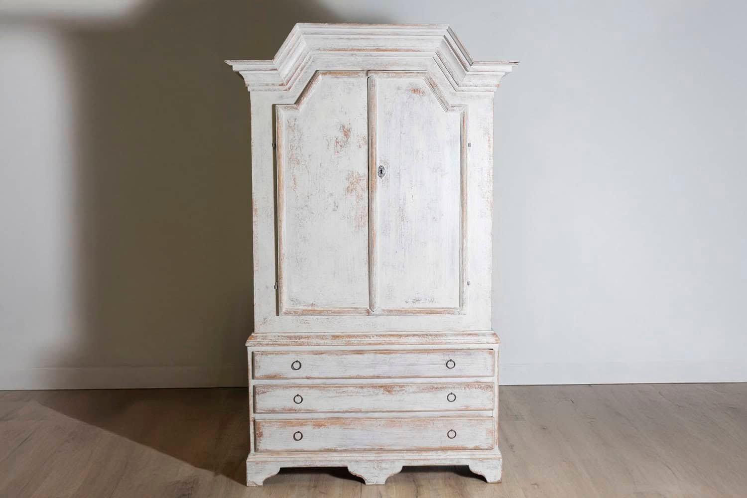 19th Century Swedish Folk Art Cabinet Circa 1810 - JAA