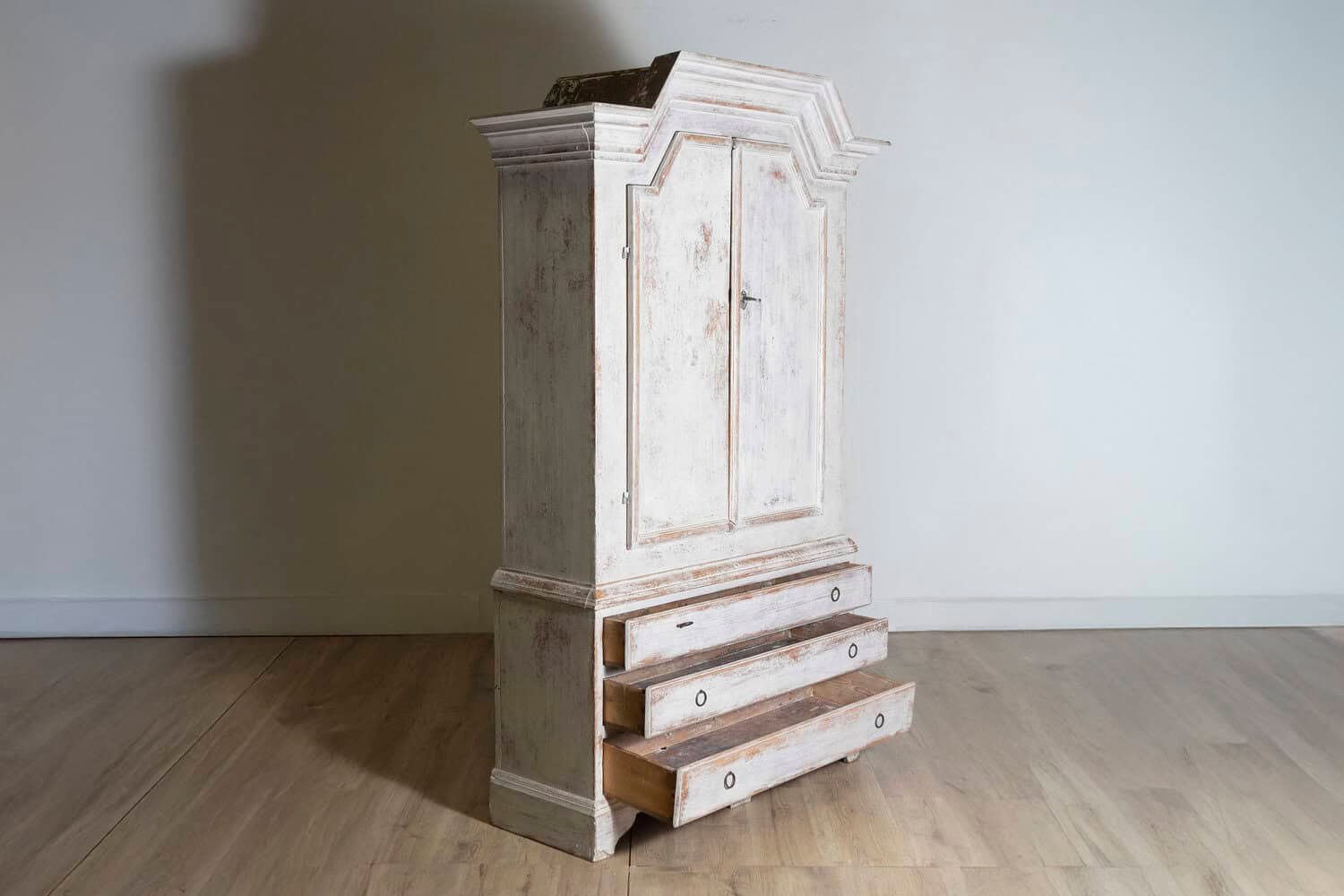 19th Century Swedish Folk Art Cabinet Circa 1810 - JAA