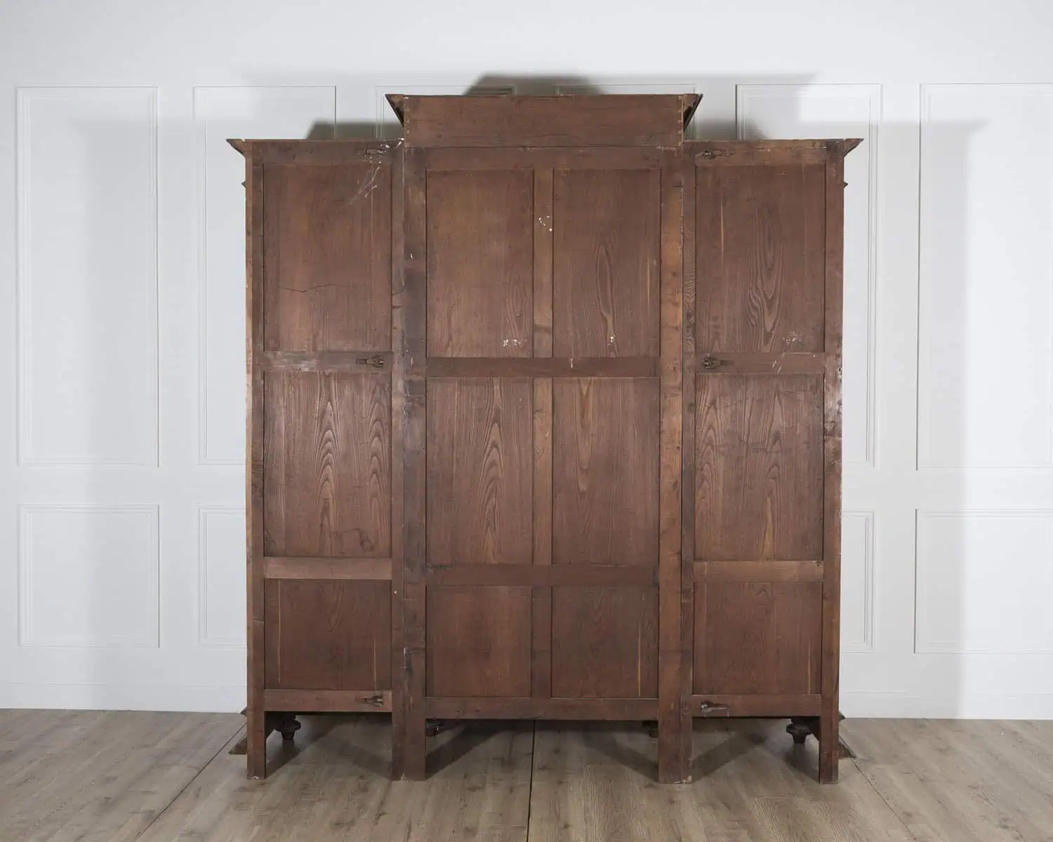 Solid walnut bookcase from the end of the 19th century - JAA