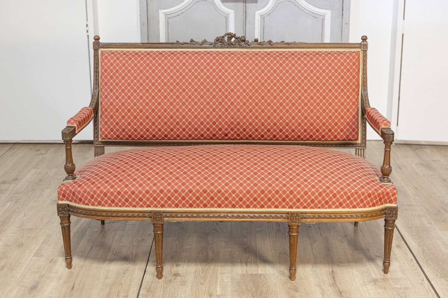 19th Century French Louis XVI Style Sofa Circa 1860 - JAA