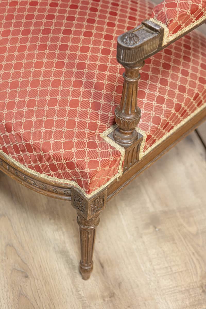 19th Century French Louis XVI Style Sofa Circa 1860 - JAA