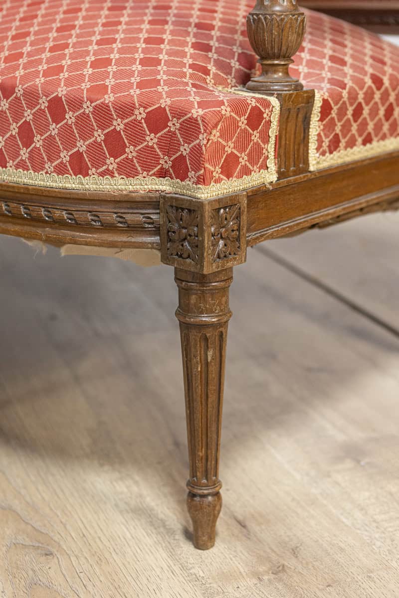 19th Century French Louis XVI Style Sofa Circa 1860 - JAA