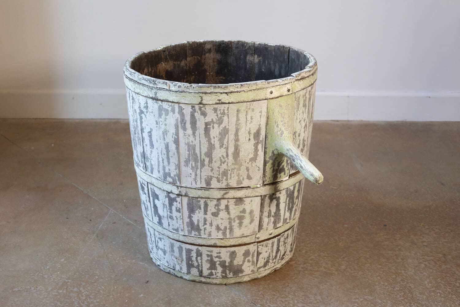 19th century French grape harvesting hod - JAA